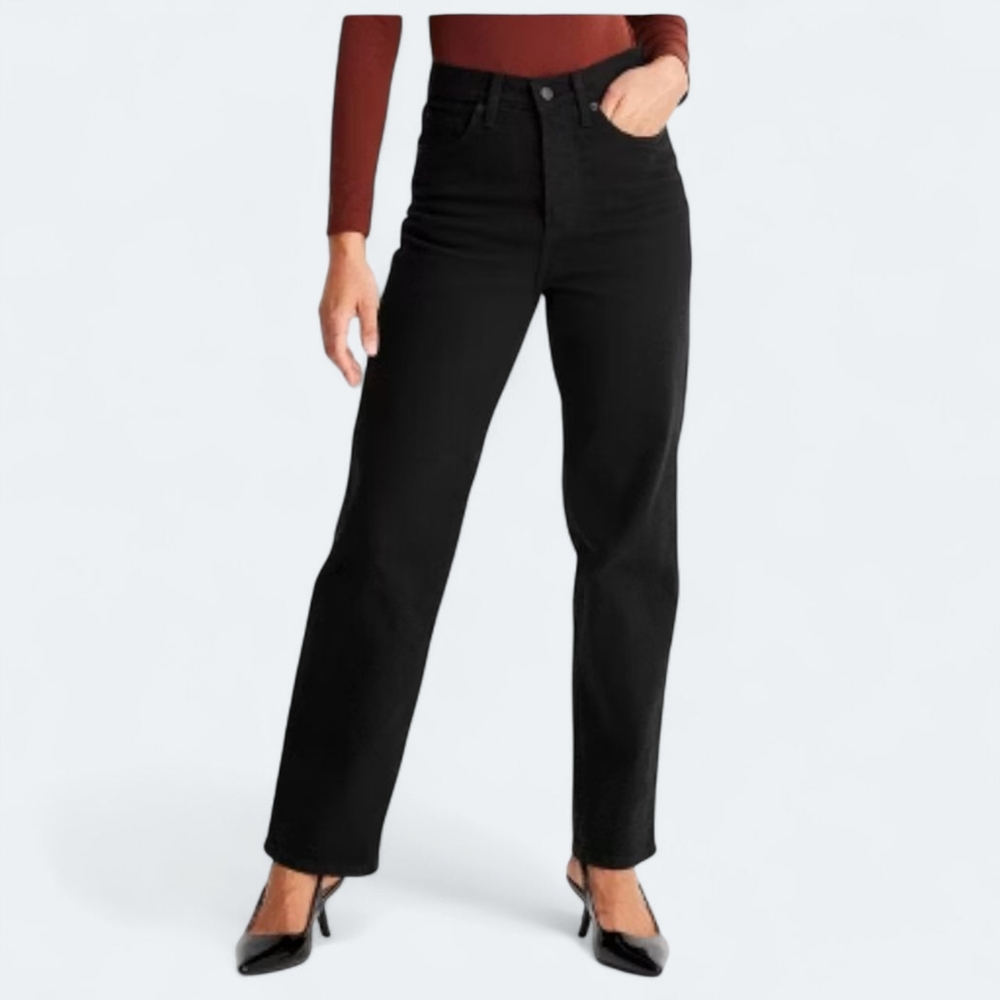 Universal Thread Highest Straight Black Women's J… - image 1